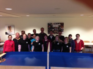 Teilnehmerinnen und Teilnehmer am 1. Spaß-Turnier in NRW